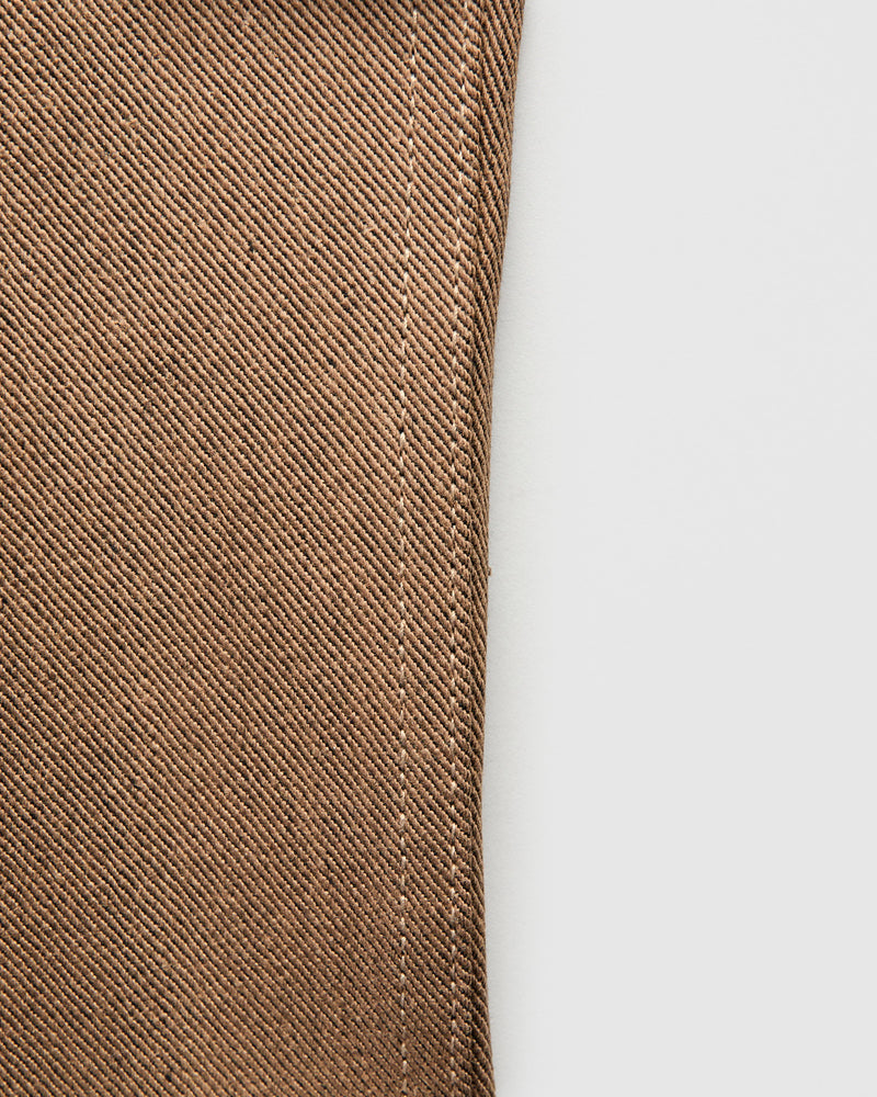 "Portola" 15oz Brown Selvedge Denim - Tapered Fit