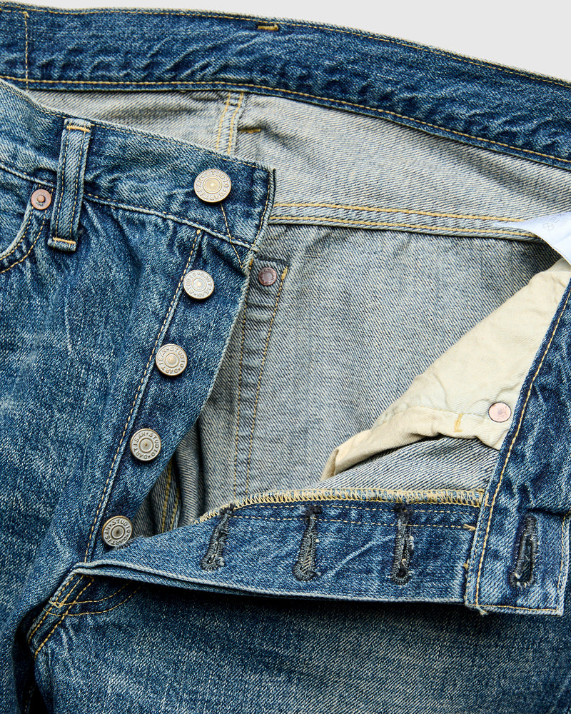 D1844US "1950s Wash" 12.5oz Selvedge Denim - Regular Straight Fit