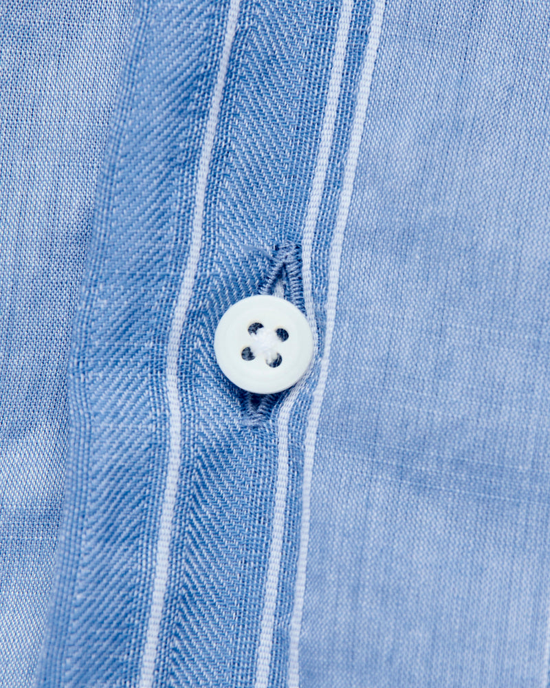Dobby Camp Shirt in Blue