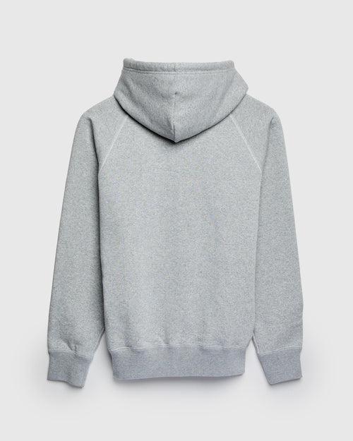 Super Looper Zip Hoodie in Heather Grey