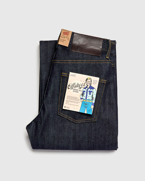 "Offshoot Broken Twill" 13.75oz Selvedge Denim - Strong Guy Fit
