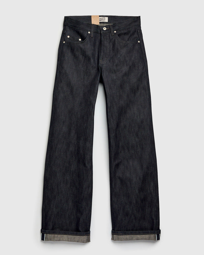 "Earthquake - Left Hand Twill" 13.75oz Slub Selvedge Denim - Strong Guy Fit