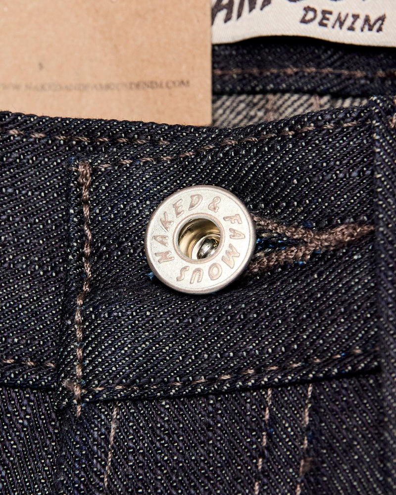"Earthquake - Left Hand Twill" 13.75oz Slub Selvedge Denim - Strong Guy Fit