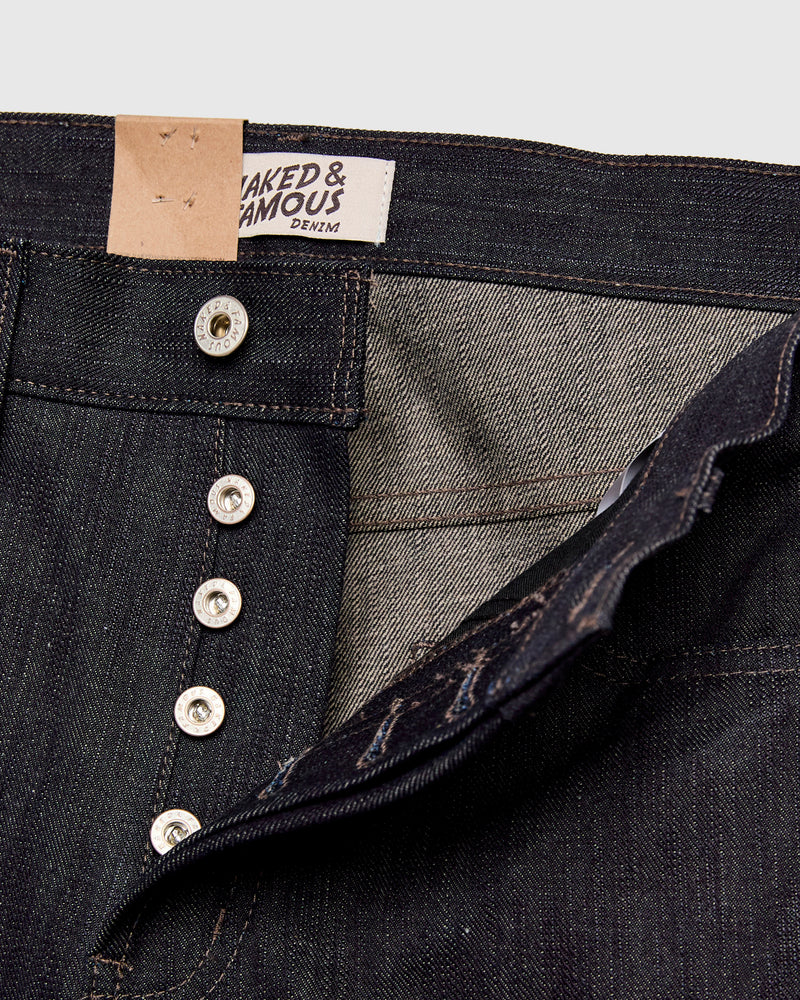 "Earthquake - Left Hand Twill" 13.75oz Slub Selvedge Denim - Strong Guy Fit