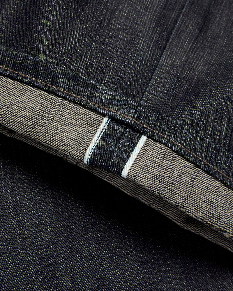 "Earthquake - Left Hand Twill" 13.75oz Slub Selvedge Denim - Strong Guy Fit