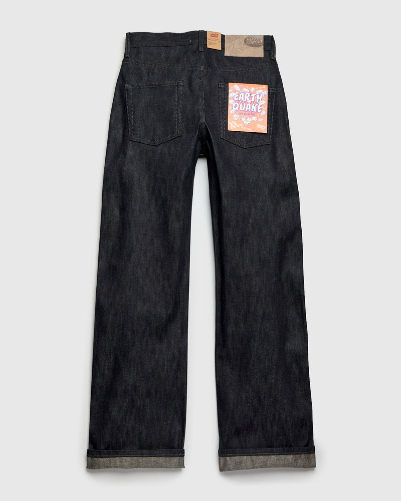 "Earthquake - Left Hand Twill" 13.75oz Slub Selvedge Denim - Strong Guy Fit