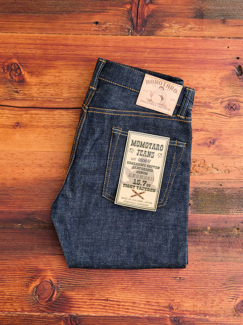 0306-V 15.7oz Selvedge Denim - Tight Tapered Fit