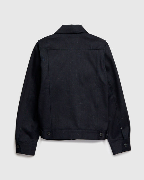 RJ-1 "10 Year" 14oz Selvedge Denim Riders Jacket in Raw Fleck