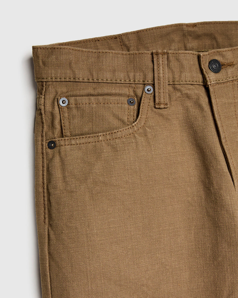 1175 "Khaki Beige" 13.5oz Duck Canvas Pants - Relaxed Tapered Fit