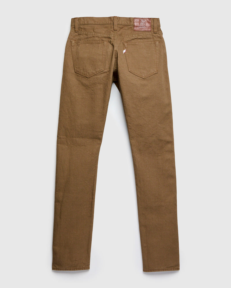 1175 "Khaki Beige" 13.5oz Duck Canvas Pants - Relaxed Tapered Fit