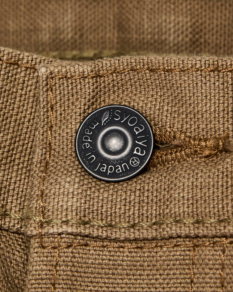 1175 "Khaki Beige" 13.5oz Duck Canvas Pants - Relaxed Tapered Fit