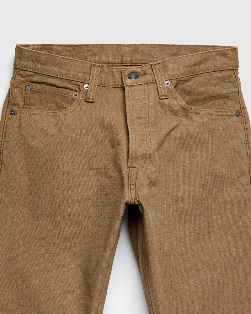1175 "Khaki Beige" 13.5oz Duck Canvas Pants - Relaxed Tapered Fit