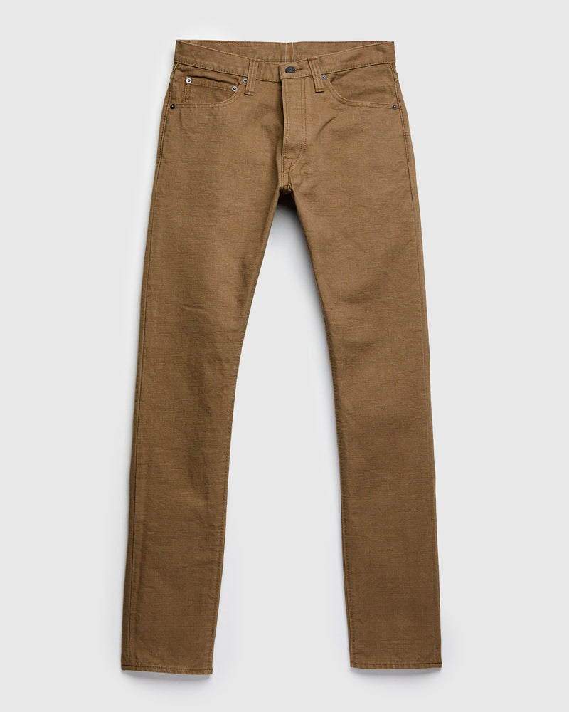 1175 "Khaki Beige" 13.5oz Duck Canvas Pants - Relaxed Tapered Fit