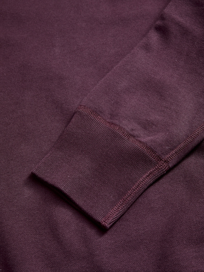 Crewneck Sweater in Oxblood