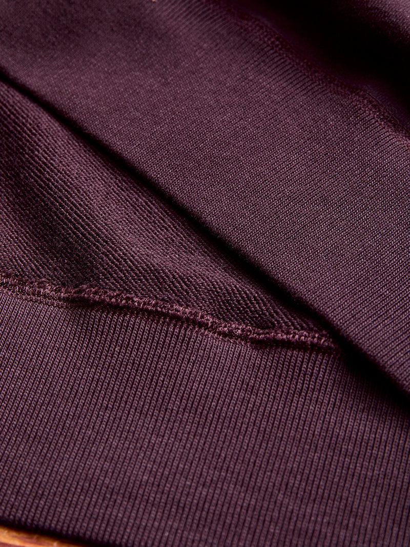 Crewneck Sweater in Oxblood