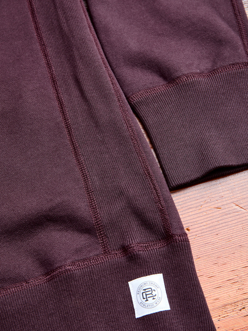 Crewneck Sweater in Oxblood
