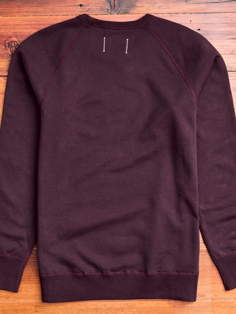 Crewneck Sweater in Oxblood