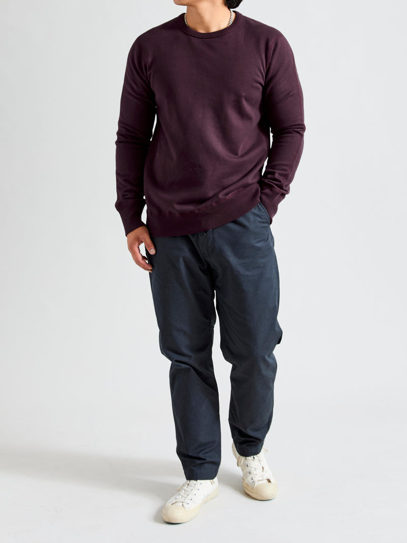 Crewneck Sweater in Oxblood