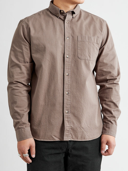 Raeburn Button Down Shirt in Putty