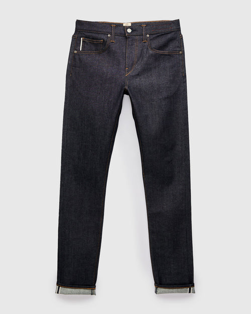 10.5oz Indigo Stretch Selvedge Denim - Scissors Slim Tapered
