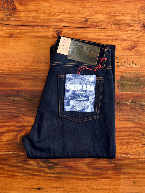 "Deep Sea Selvedge" 12.5oz Double Indigo Selvedge Denim - True Guy Fit