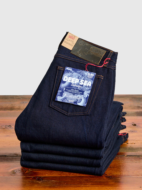"Deep Sea Selvedge" 12.5oz Double Indigo Selvedge Denim - True Guy Fit