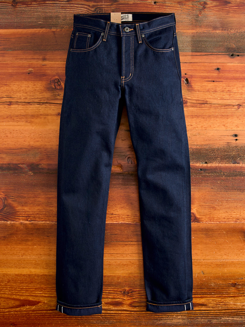 "Deep Sea Selvedge" 12.5oz Double Indigo Selvedge Denim - Weird Guy Fit