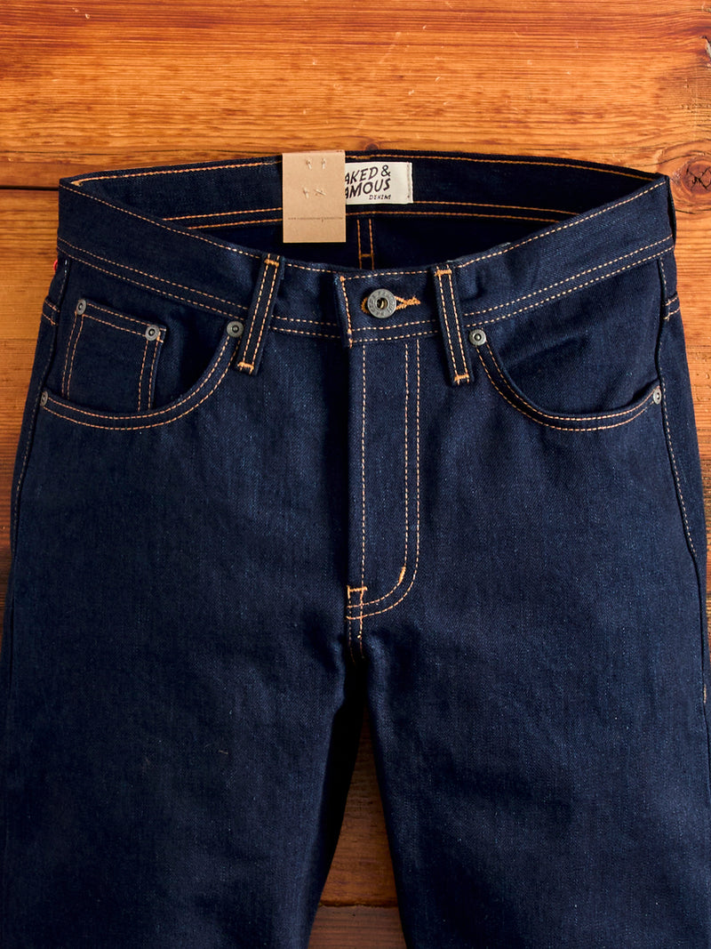 "Deep Sea Selvedge" 12.5oz Double Indigo Selvedge Denim - Weird Guy Fit