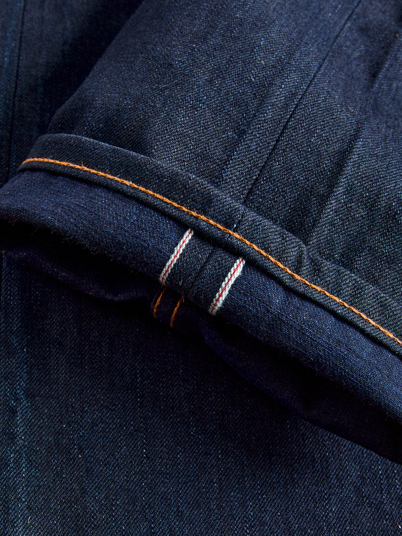 "Deep Sea Selvedge" 12.5oz Double Indigo Selvedge Denim - Weird Guy Fit