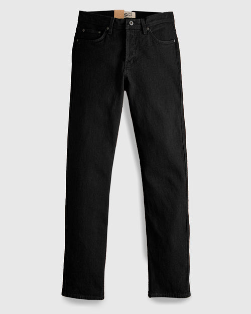 "Black Kikko" 12.5oz Jacquard Denim - Weird Guy Fit