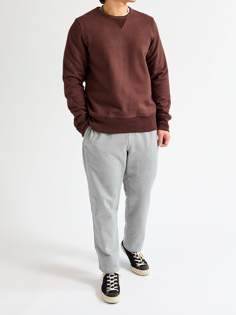 3S50 "Good Originals" Heavyweight Loopwheel Sweatpants in Heather Grey