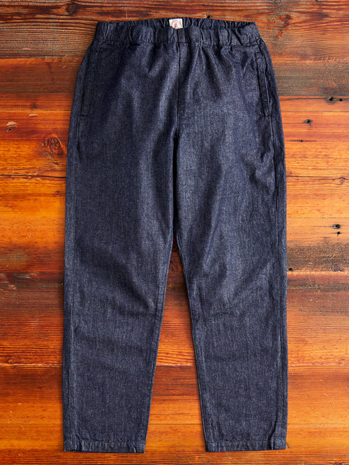 Lightweight Denim Easy Pants in Indigo