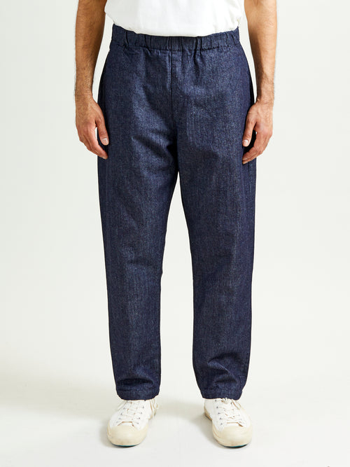 Lightweight Denim Easy Pants in Indigo