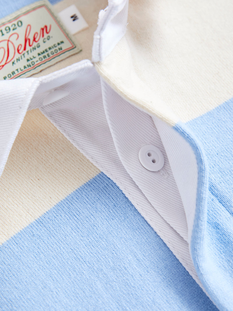 Rugby Shirt in Natural Light Blue