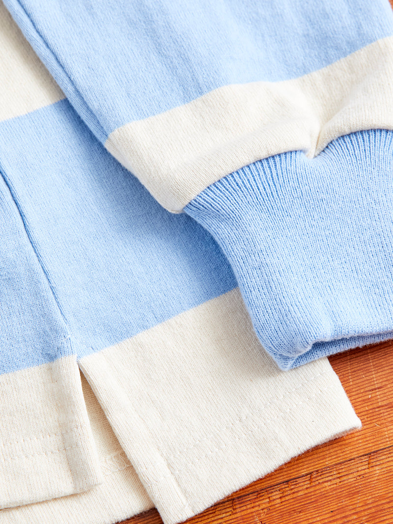 Rugby Shirt in Natural Light Blue
