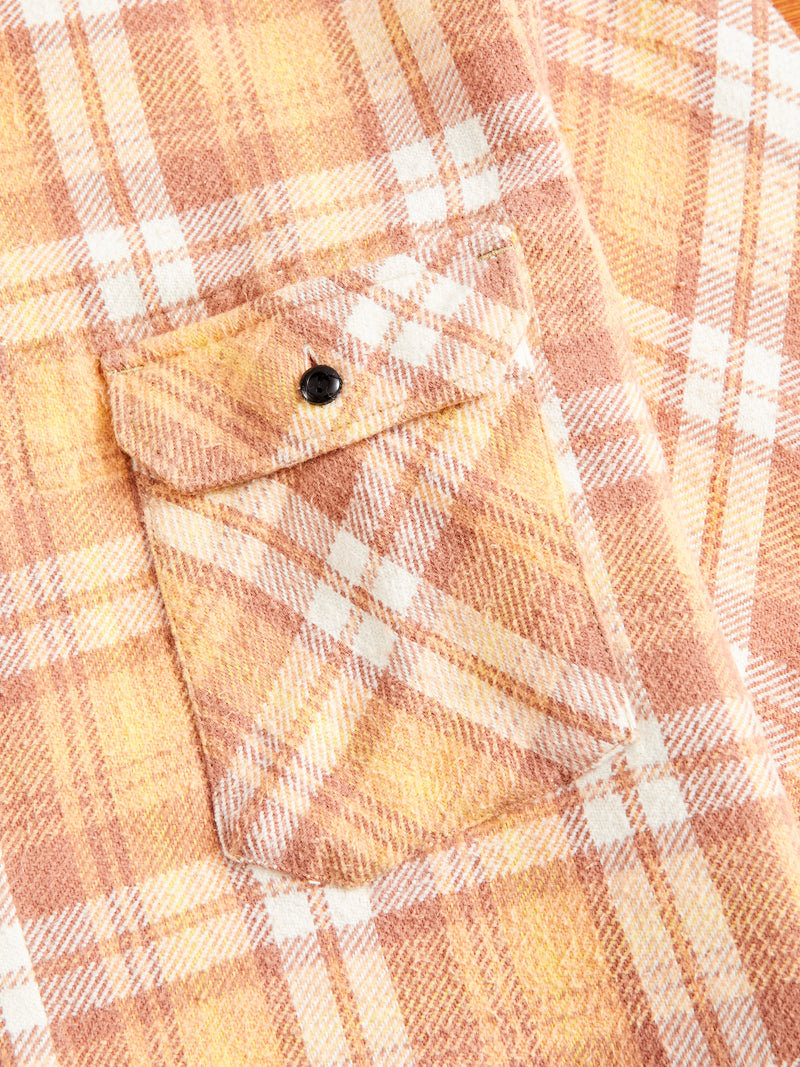 Bryson Flannel Shirt in Sunfaded Ochre