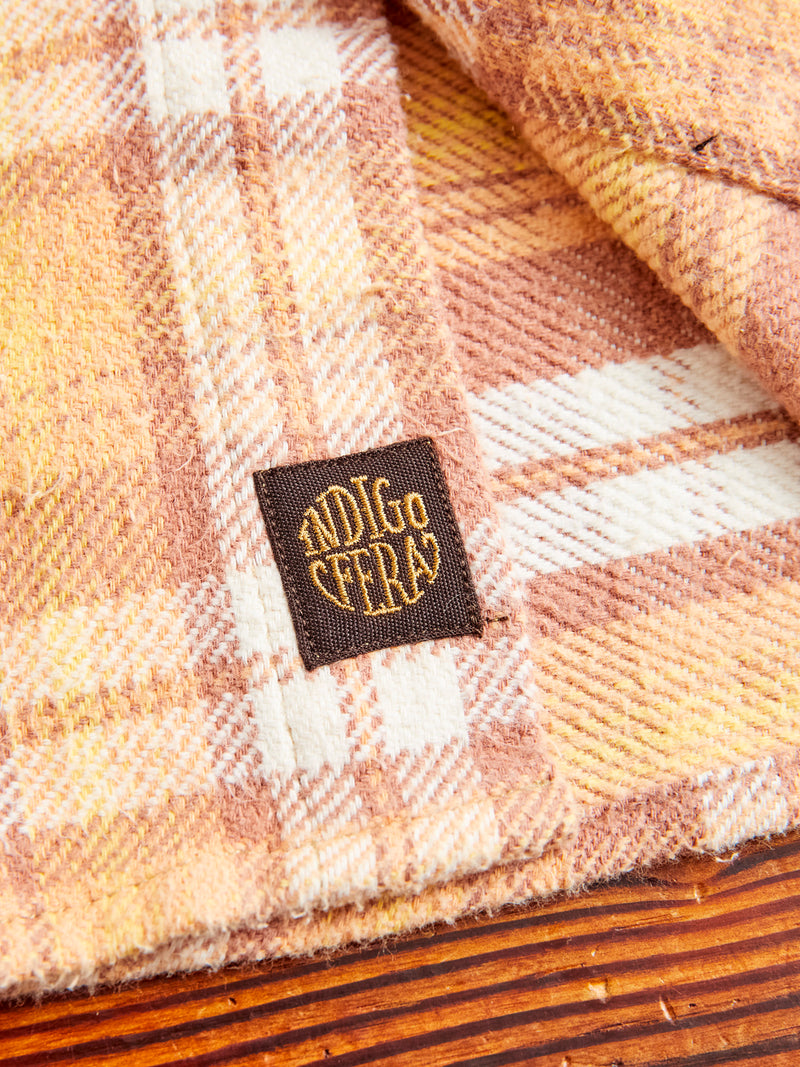 Bryson Flannel Shirt in Sunfaded Ochre