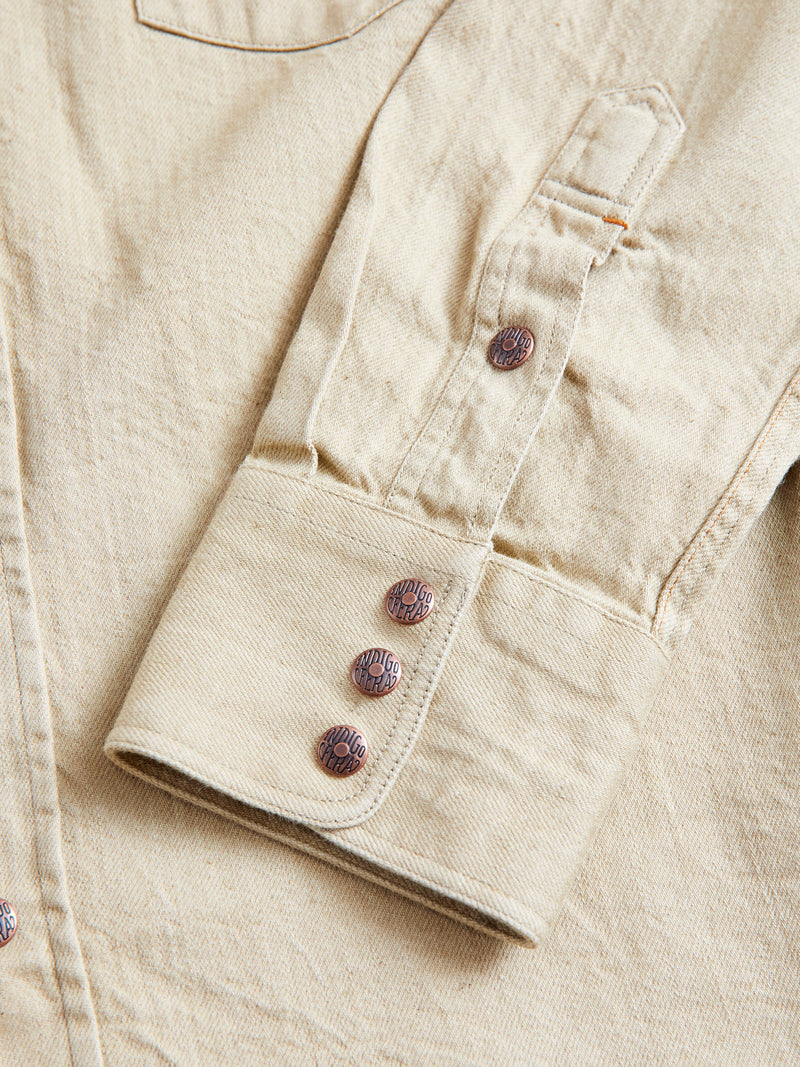 Ryman 7.5oz Denim Shirt in Carson Beige