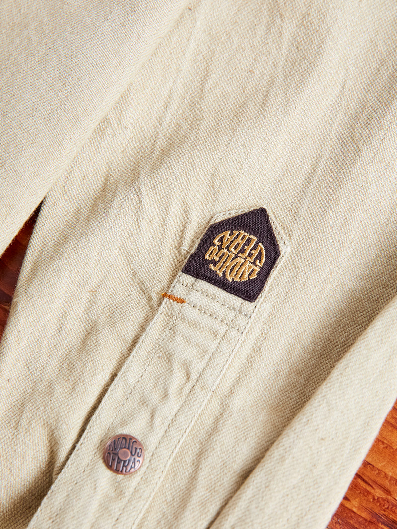 Ryman 7.5oz Denim Shirt in Carson Beige