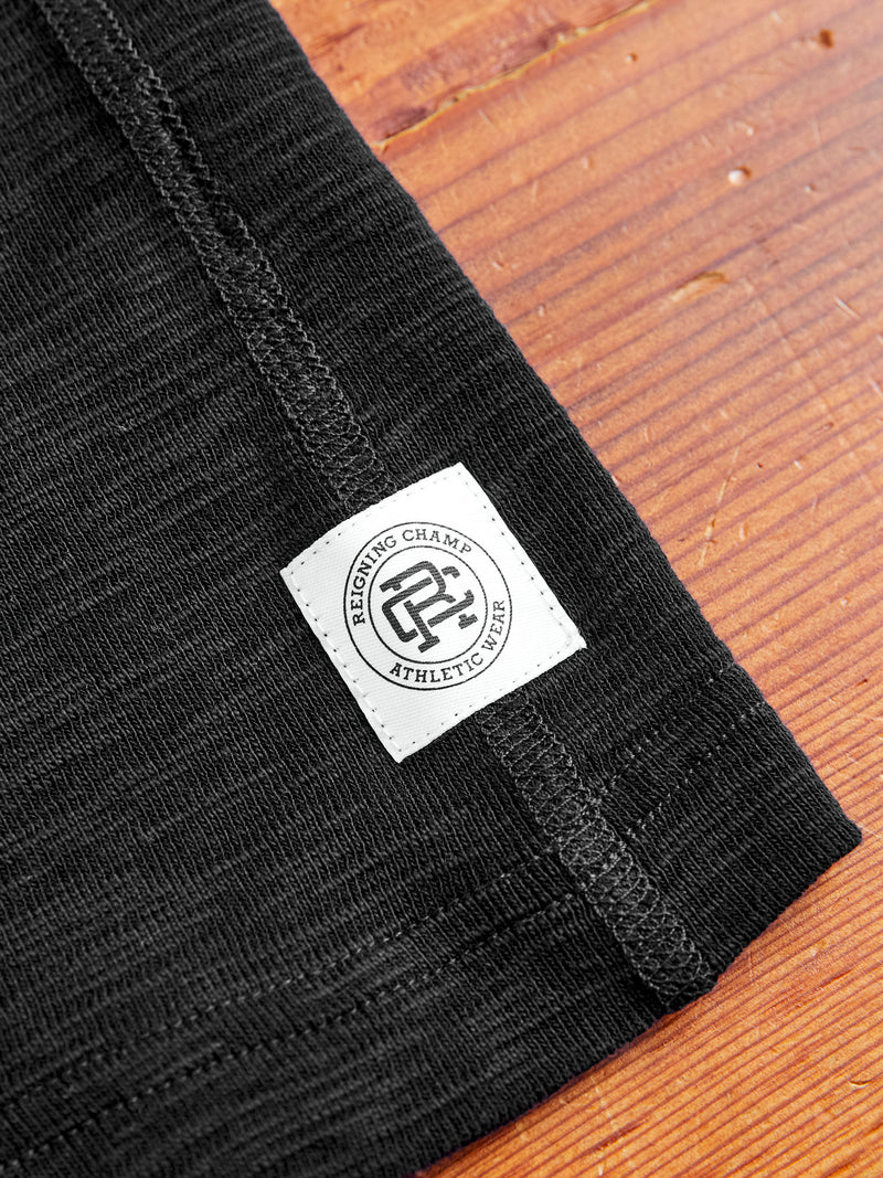 1x1 Slub T-Shirt in Black