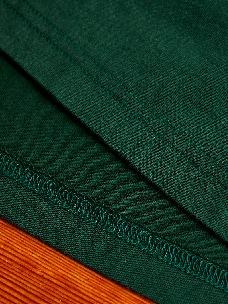 Ringspun Jersey T-Shirt in British Racing Green