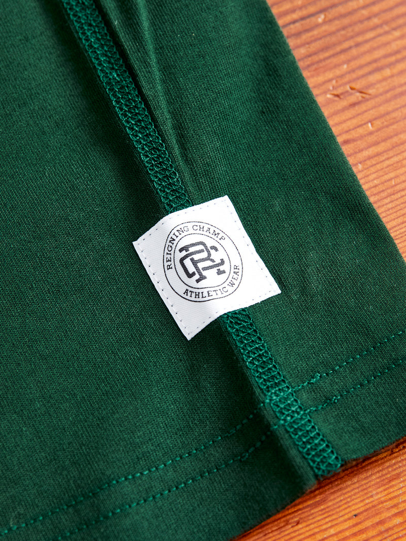 Ringspun Jersey T-Shirt in British Racing Green