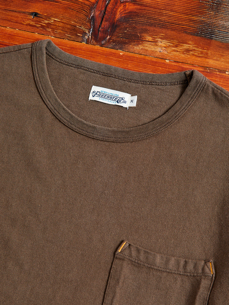13oz Pocket T-Shirt in Cedar