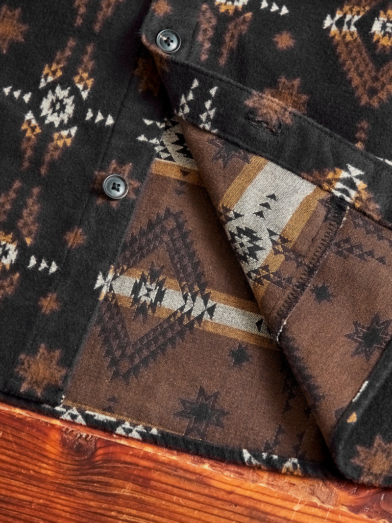 Alta Work Shirt in Black Southwestern