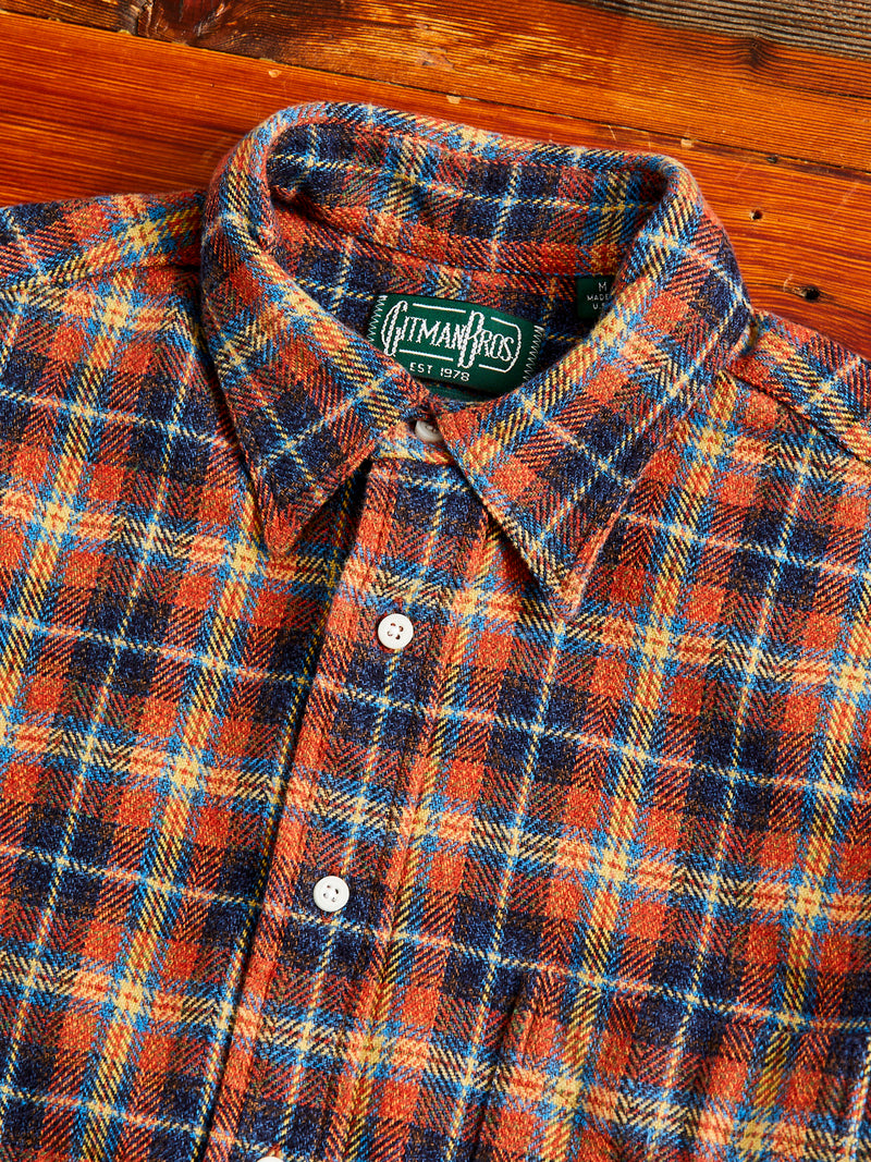 Cotton Tweed Check in Red