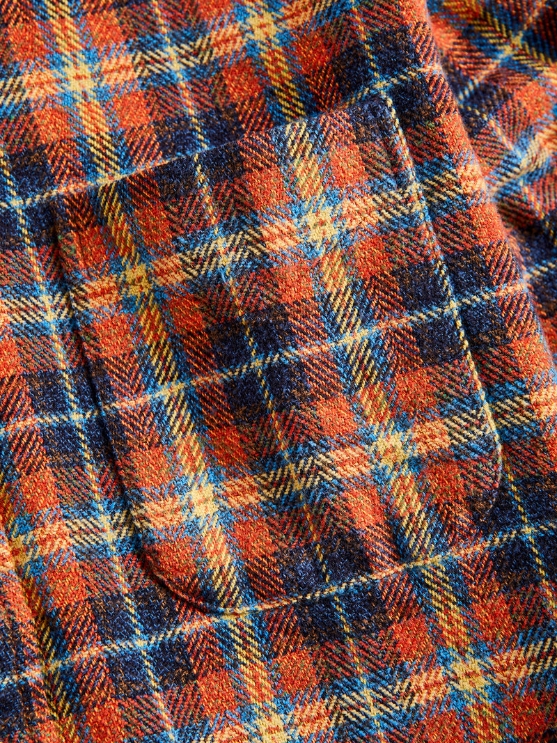 Cotton Tweed Check in Red