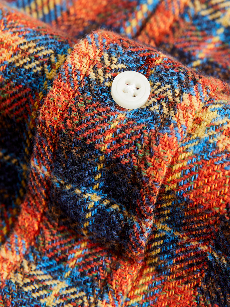 Cotton Tweed Check in Red