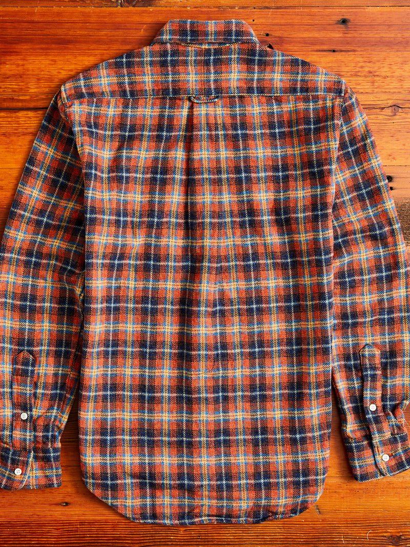 Cotton Tweed Check in Red