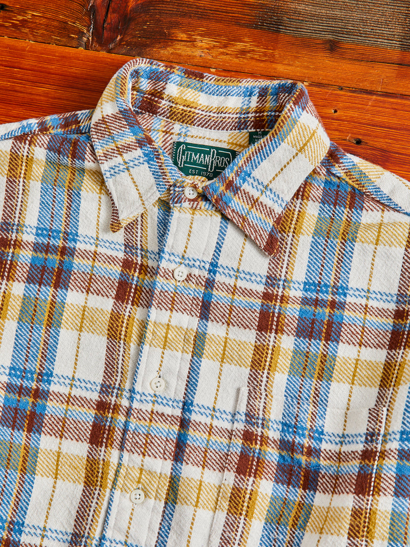 Brushed Triple-Yarn Flannel in White