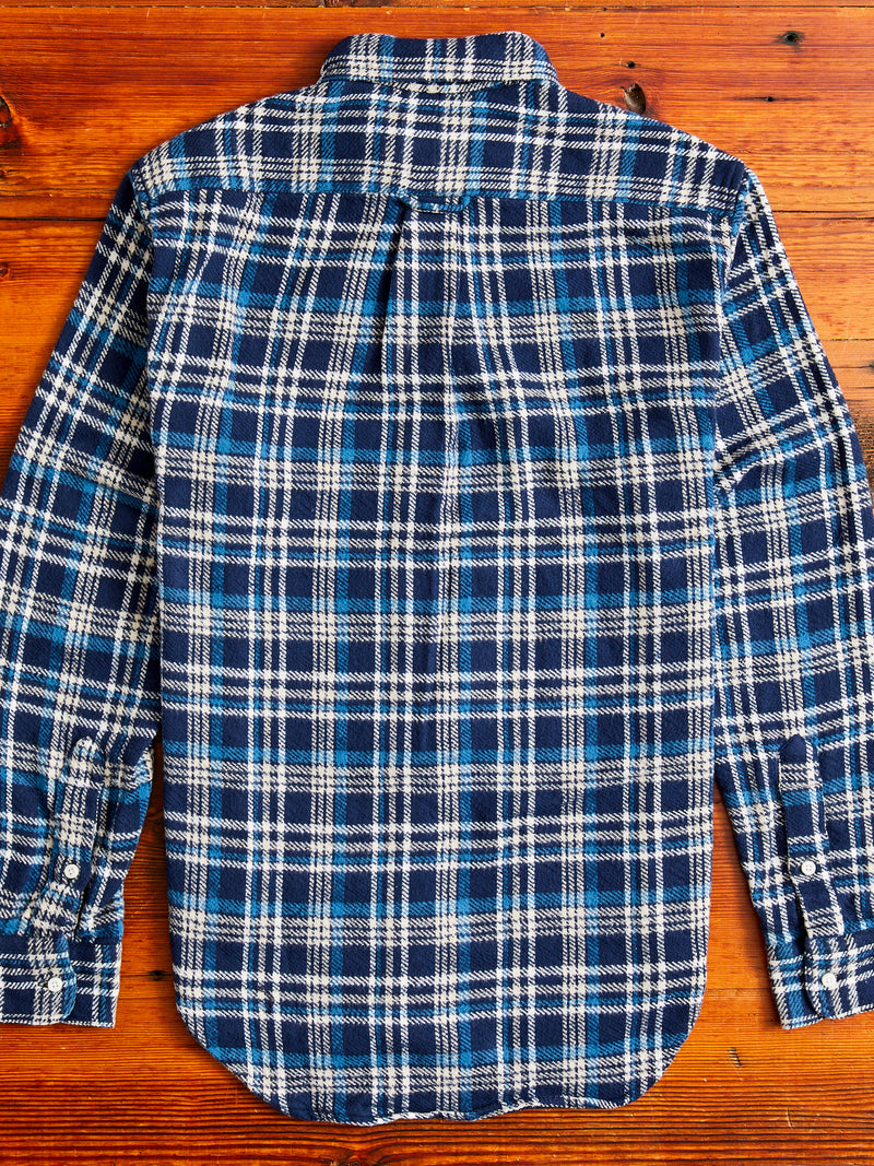 Brushed Triple-Yarn Flannel in Aqua
